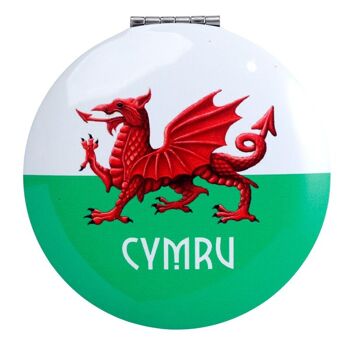 Miroir compact Wales Welsh Dragon Cymru 4