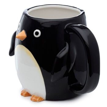 Tasse à poignée en céramique Huddle Penguin 2
