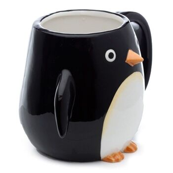 Tasse à poignée en céramique Huddle Penguin 4