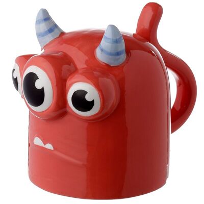 Tazza Monstarz Monster Red capovolta a forma di ceramica