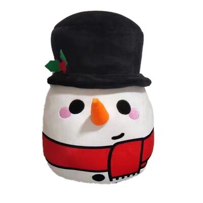 Squidglys Christmas Festive Friends Cole the Snowman Plush Toy