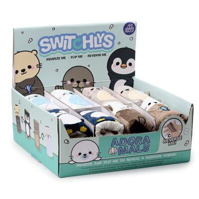 Switchlys Adoramals Pinguin-/Otter-Walross-/Seehund-Wasserschlangenspielzeug