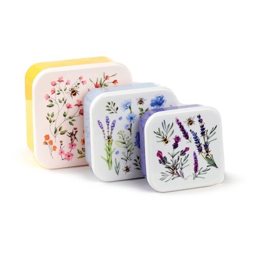 Set of 3 Lunch Box M/L/XL Nectar Meadows