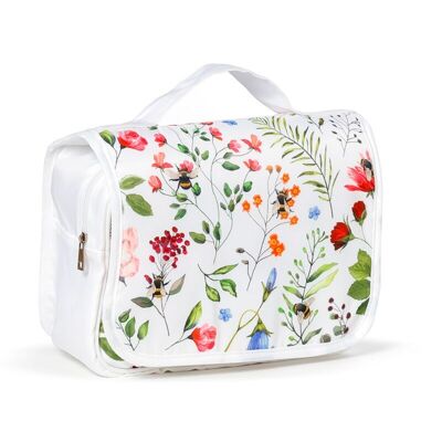 Nectar Meadows Hanging Toiletry Makeup Wash Bag