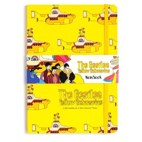 The Beatles Yellow Submarine Recycled Paper A5 Notebook