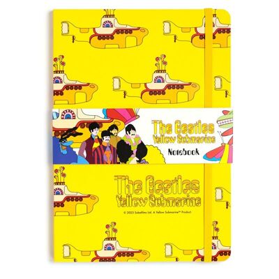 Taccuino formato A5 in carta riciclata The Beatles Yellow Submarine