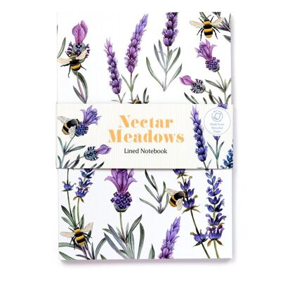 Cuaderno A5 de papel reciclado Nectar Meadows