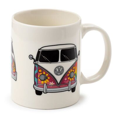 Volkswagen VW T1 Camper Bus Summer Porcelain Mug