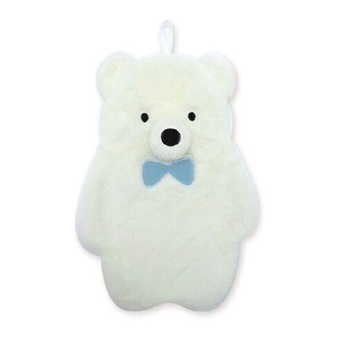 Polar Bear 1L Hot Water Bottle with Plush Cover