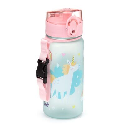 Bottiglia per bambini infrangibile Unicorn Magic Pop Top da 350 ml