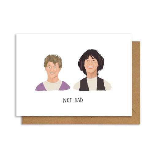 Bill and Ted A6 Greetings Card
