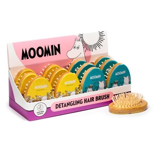 Moomin Shaped Bamboo Hair Brush