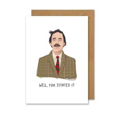 Tarjeta de felicitación de Basil Fawlty A6