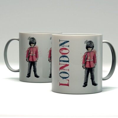 London Tour Guardsman Porcelain Mug