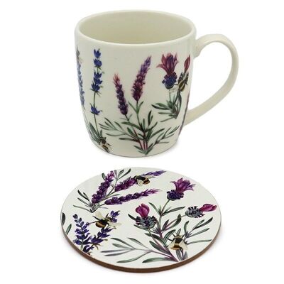 Nectar Meadows Porcelain Mug & Coaster Set