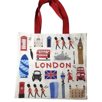 Borsa tote riutilizzabile London Souvenir