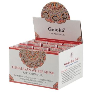 Goloka Aroma Oil Himalayan Musc Blanc 10ml 2