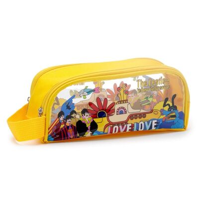 Trousse à crayons à fenêtre transparente The Beatles Yellow Submarine