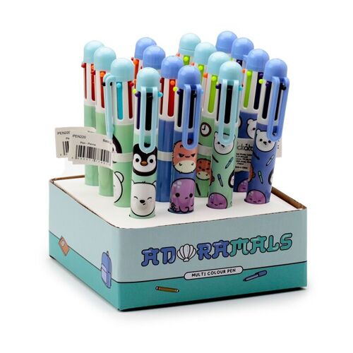 Adoramals Sealife Multi Colour Pen (6 Colours)