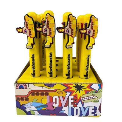 The Beatles Yellow Submarine Multi Colour Pen (6 Colours)