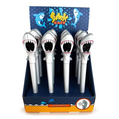 Bolígrafo para morder tiburones