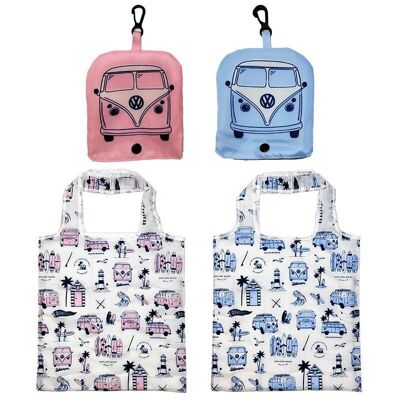 Foldable Reusable Shopping Bag Volkswagen VW T1 Camper Bus Explore More