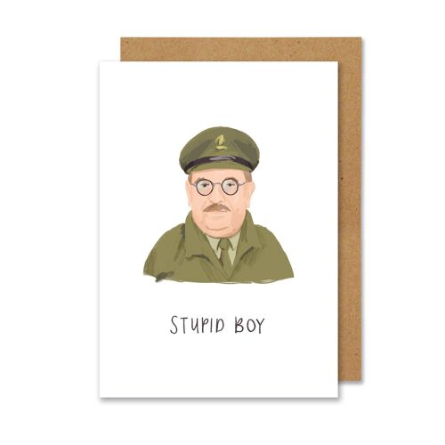 Captain Mainwaring (Dad's Army) A6 Card