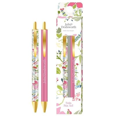 Julie Dodsworth Pink Botanical Pen Twin Set