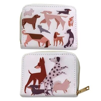 Barks Dog Zip Around Small Wallet Purse