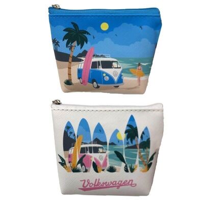 Volkswagen VW T1 Camper Bus Waves are Calling PVC Purse