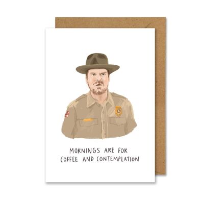 Jim Hopper (Stranger Things) A6 Card