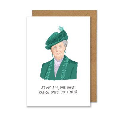 Lady Viola (Downton Abbey) A6 Card