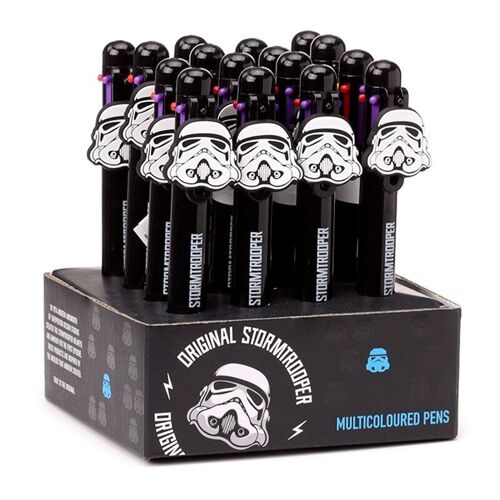 The Original Stormtrooper Multi Colour Pen with Charm (6 Colours)