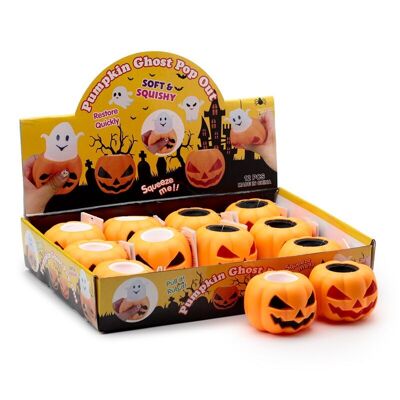 Squeezy Pumpkin Ghost Pop Out Toy
