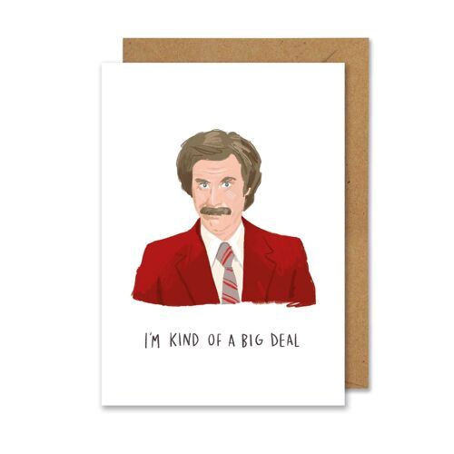 Ron Burgundy (Anchorman) A6 Card