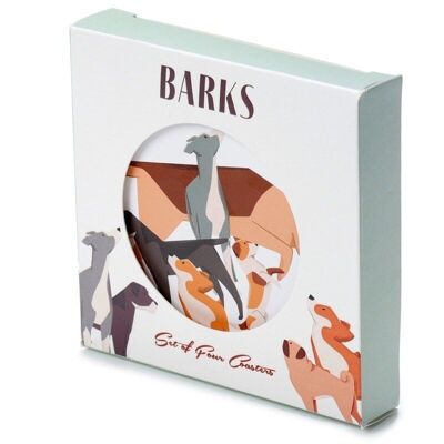 Barks Set of 4 Cork Coasters