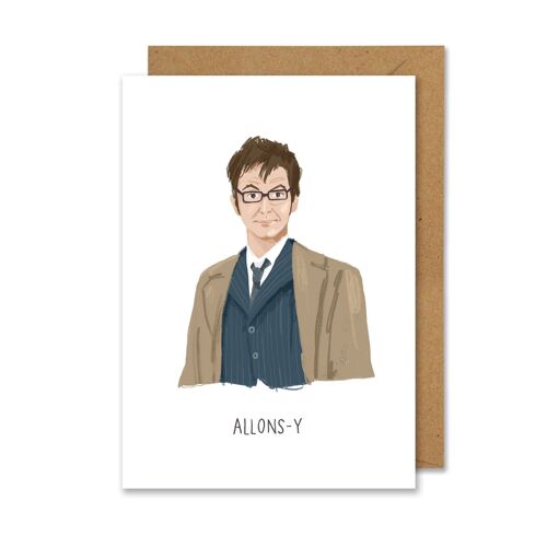 David Tennant (10th Dr Who) A6 Card