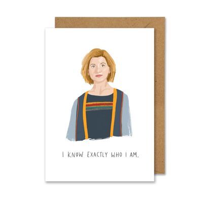 Jodie Whittaker (13° Dr Who) Biglietto A6