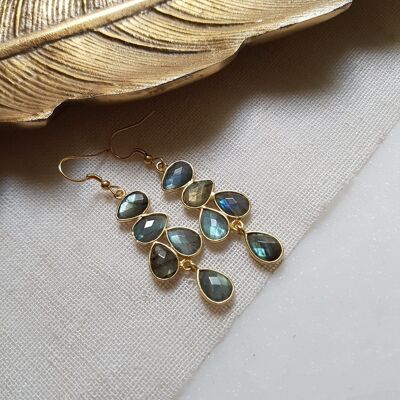 Mayra labradorite earrings