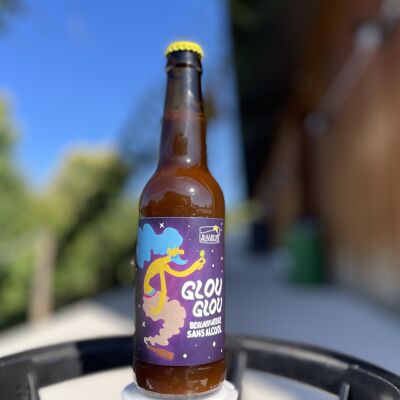 Cerveza sin alcohol (0,45%) - Glou Gloud BerlinerWeisse bio - 33cl