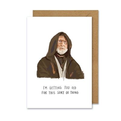 Obiwan Kenobi (Star Wars) A6 Card