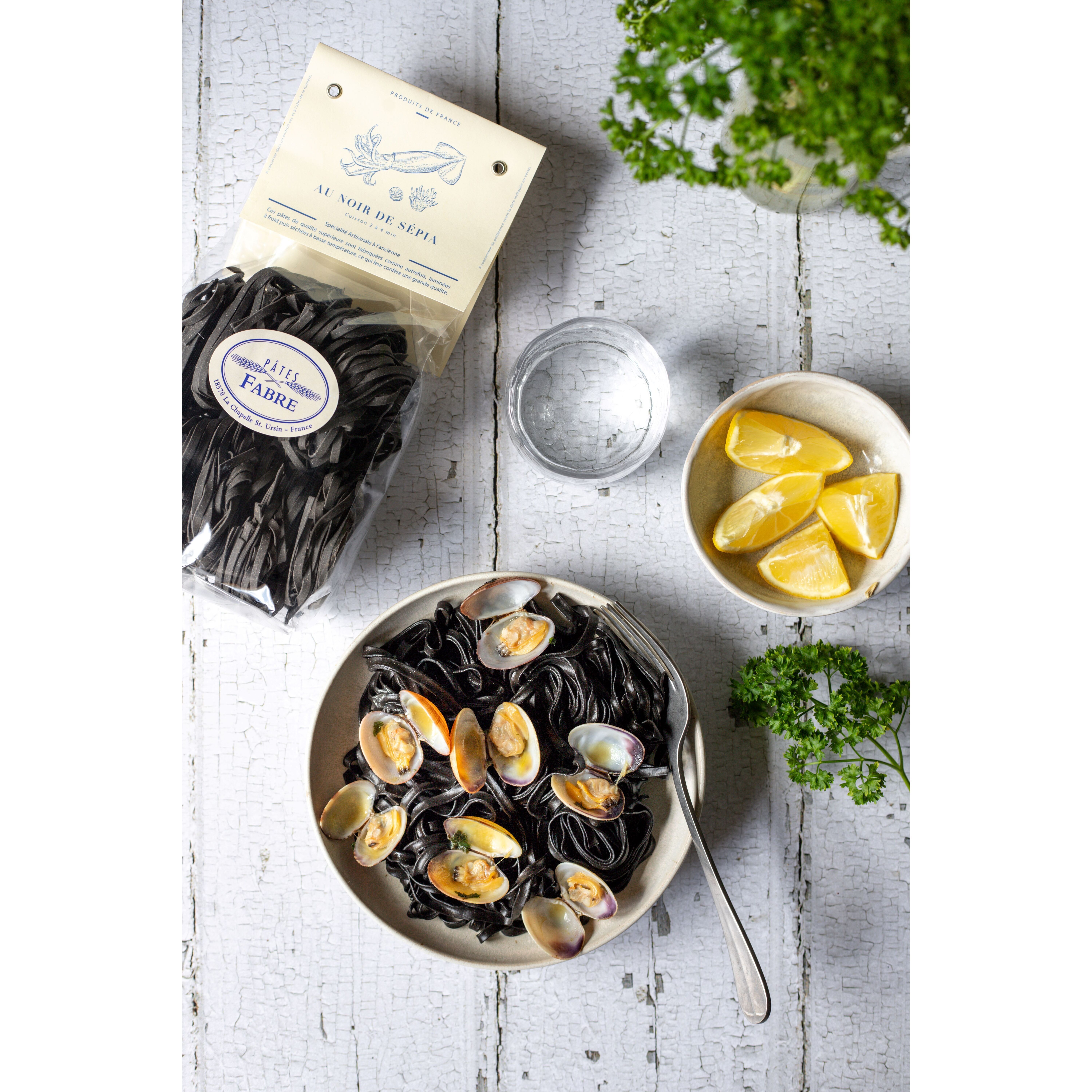 Pâtes - Tagliatelles Nids Noir de Sepia