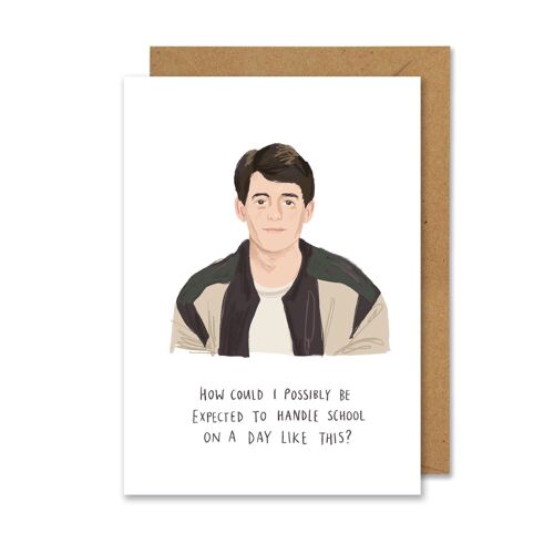 Ferris Bueller A6 Card