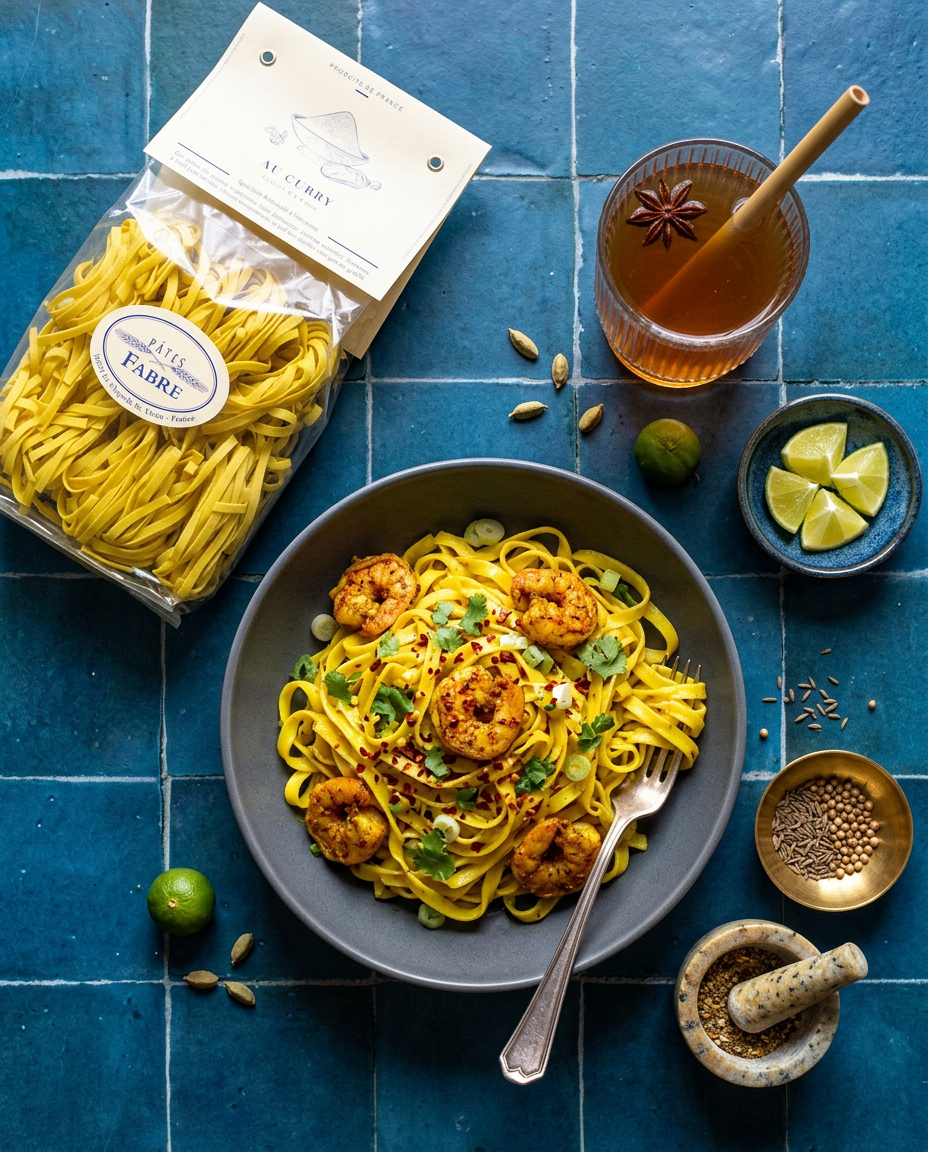 Pasta - Nidos De Tagliatelle Al Curry