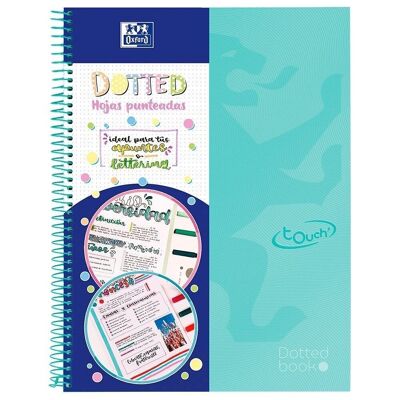 Oxford Microfolded A4 micro-perforated notebook 80 sheets Dots touch cover