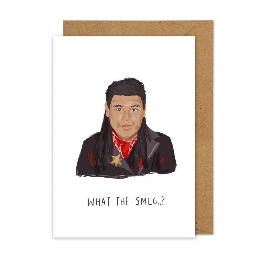 Biglietto A6 Dave Lister Red Dwarf