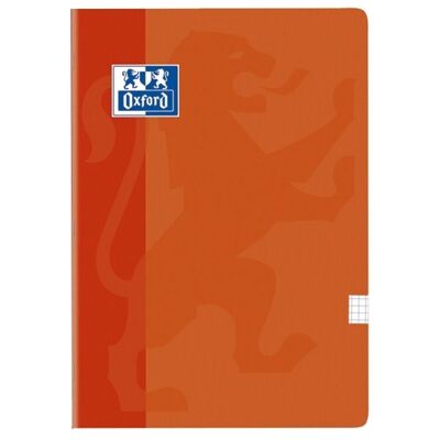 Cuaderno Oxford A4 - 48 hojas Cuadrícula 4x4 colores surtidos