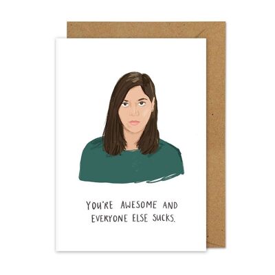 April Ludgate (Parks and Recreation) A6 Card