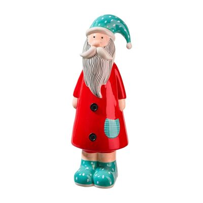 BLACK FRIDAY - Personaje navideño de cerámica Alt. 38 cm - Decoración navideña