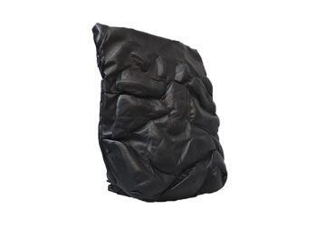 Sac en cuir M. KIARA AW23 NOIR 4